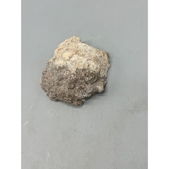 Natural Agate Geode Slice With Polished Center & Rough Edges 4x3x2" brown READ - Picture 8 of 11